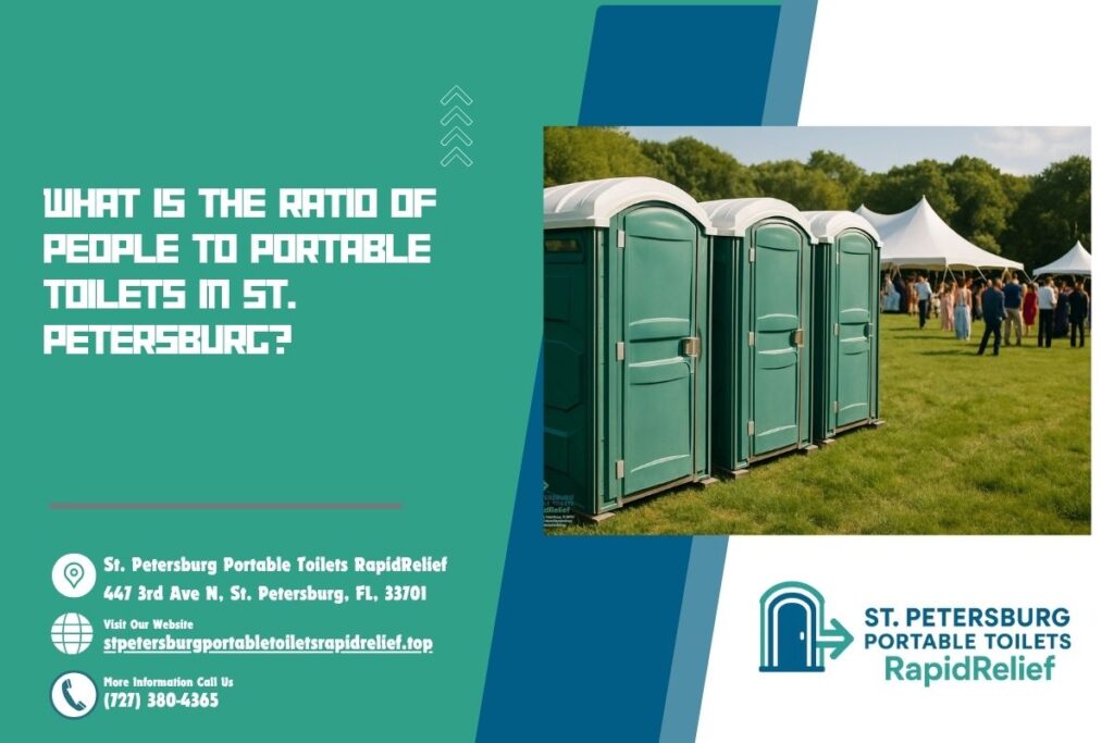What Is The Ratio Of People To Portable Toilets in St. Petersburg