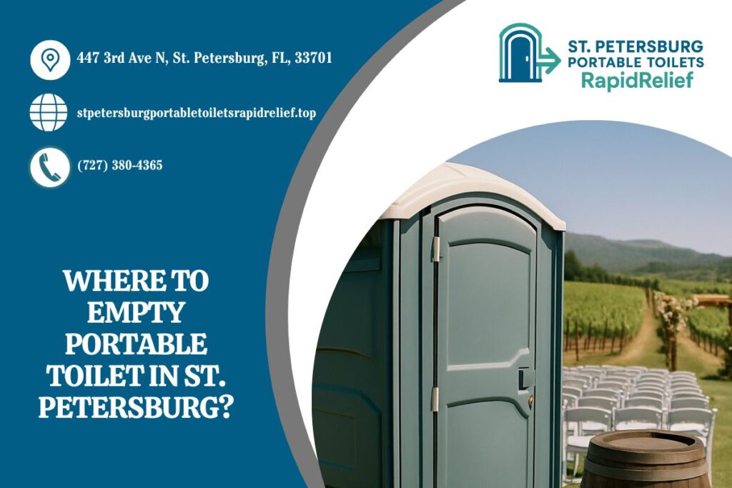 Where To Empty Portable Toilet in St. Petersburg